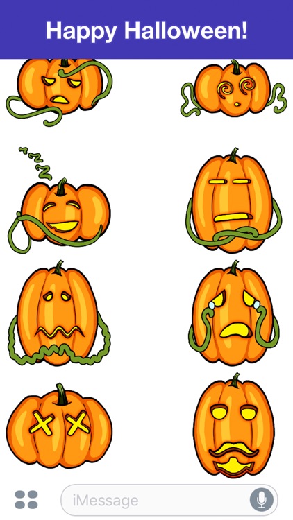 Pumpkins - Halloween stickers screenshot-4