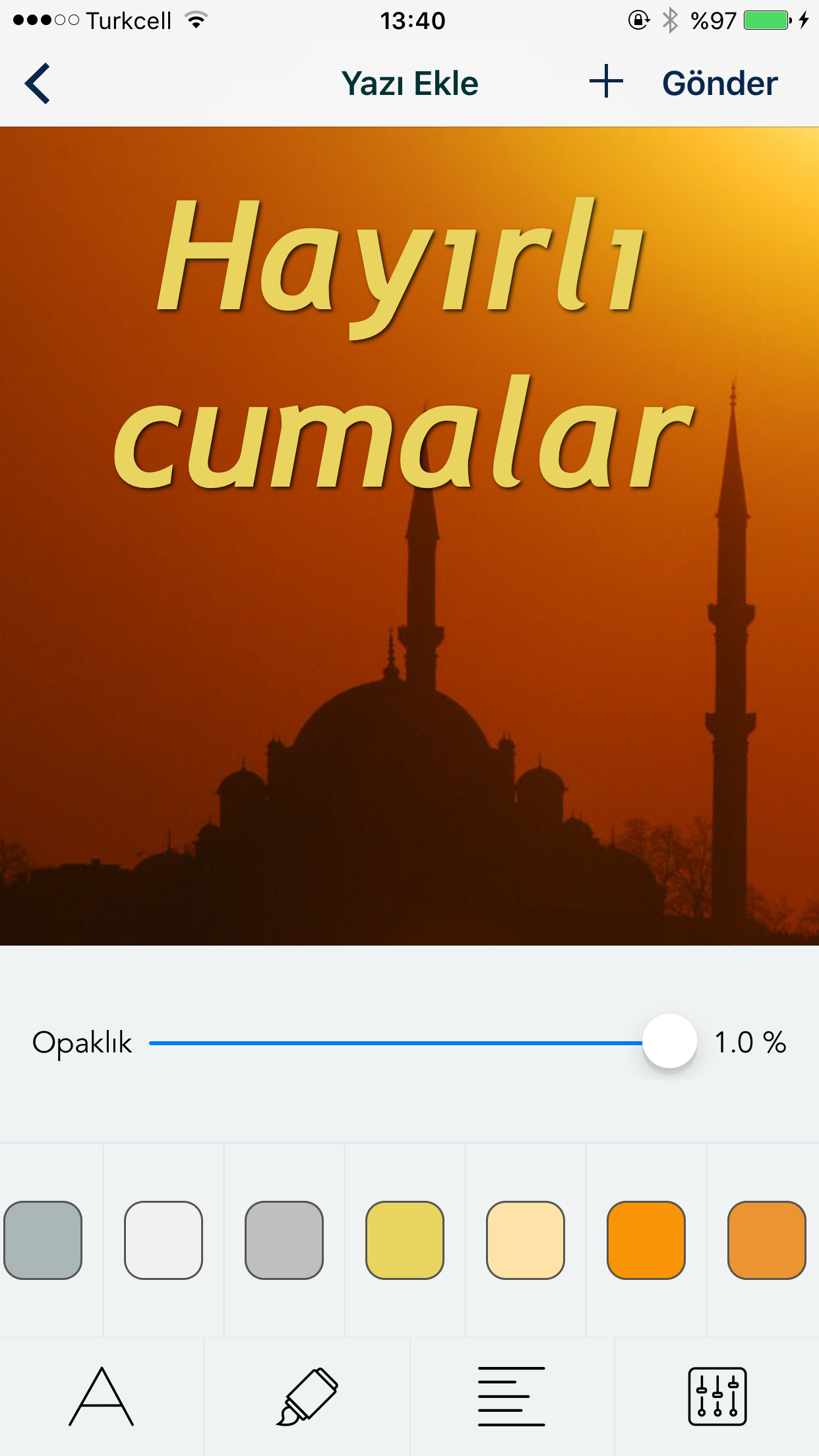 Cuma Mesajları - Kart Oluştur