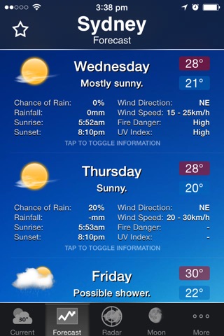 Australia Weather Information screenshot 2