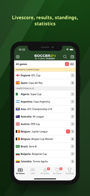 Soccer 24 - soccer live scores(圖2)-速報App