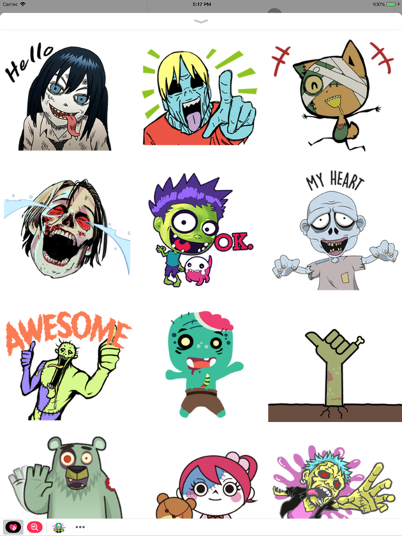 Screenshot #4 pour Zombie Stickers Collection
