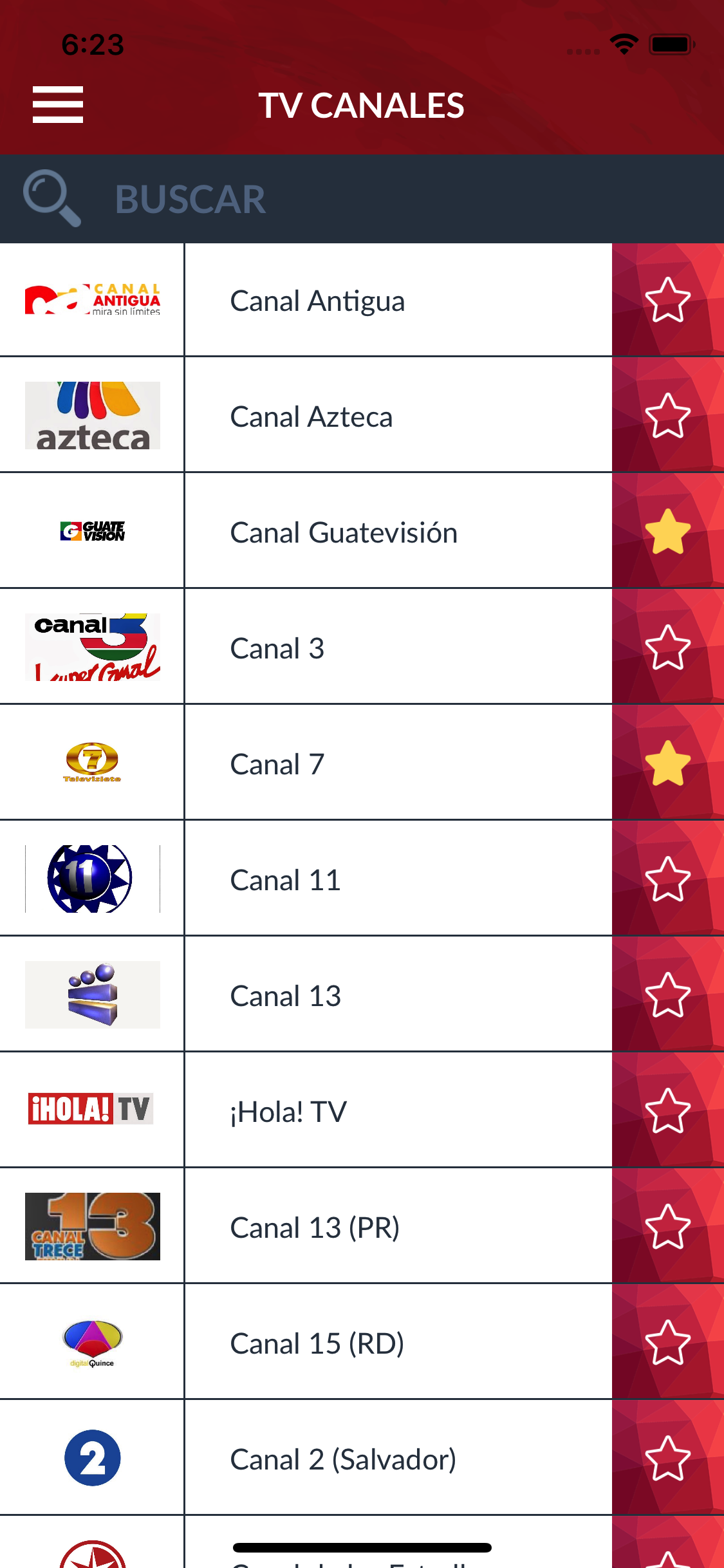 Programación TV Guatemala (GT)