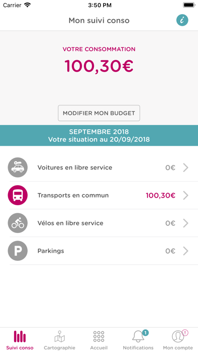 Compte Mobilité screenshot 4