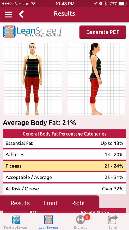 LeanScreen: Body Fat Analysis