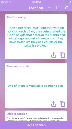 Romance Story Plot Generator screenshot 1