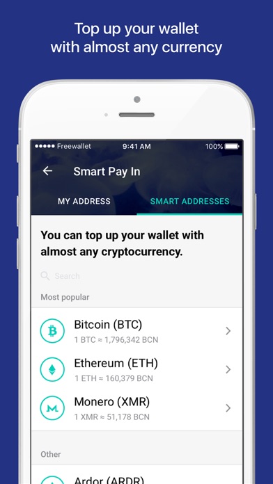 Bytecoin Wallet by Freewallet screenshot 4