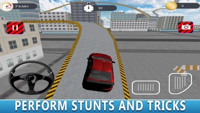 Town Jumping Modern Car screenshot 2