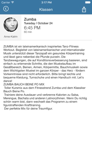 Caramba - Tanz, Yoga, Pilates(圖4)-速報App