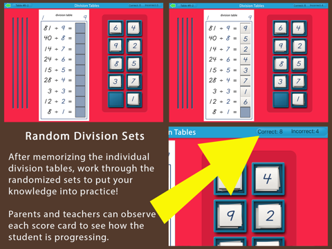 Montessori Division Tables screenshot 4