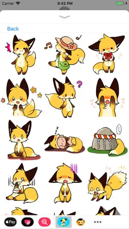 Game screenshot Fox Stickers Collection apk