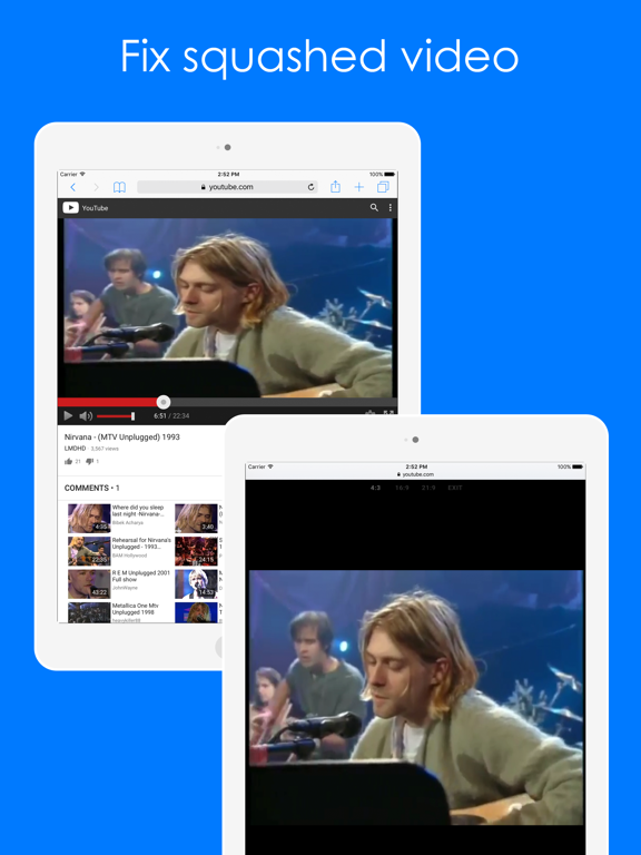 Screenshot #4 pour Video Aspect Ratio for Safari