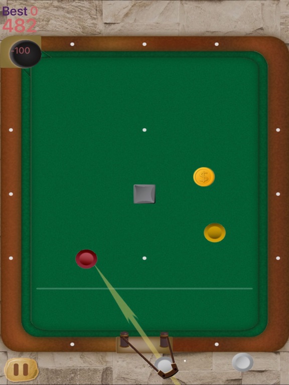 Discs Billiards iPad screenshot
