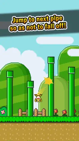 Game screenshot Jumping Frog - pipes adventure - hack