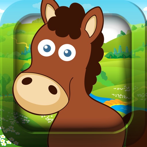 Fun with animals puzzle for kids and toddlers Icon