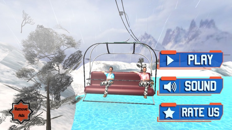 Chairlift Snowy Ride