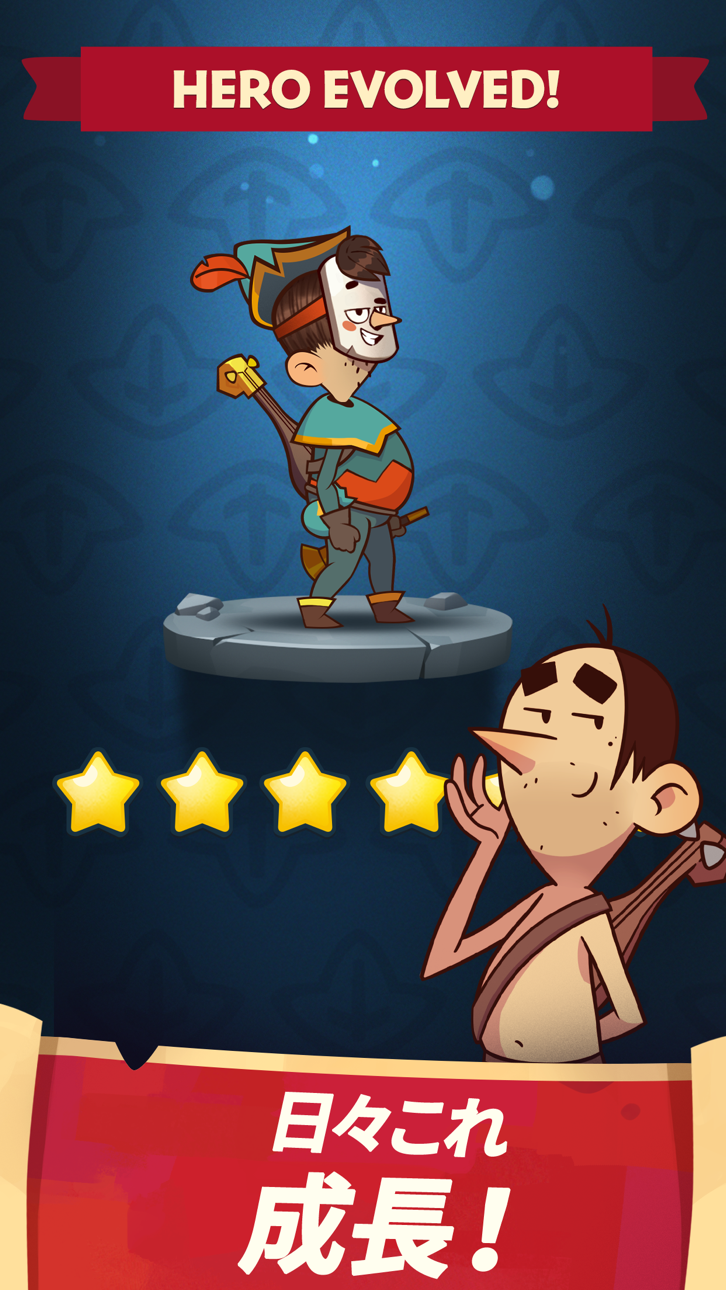 Almost a Hero - Idle Adventure iOS Mod IPA screenshot 5 - iOS game interface