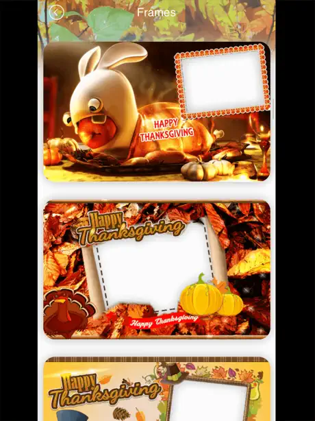 Thanksgiving Photo Frames