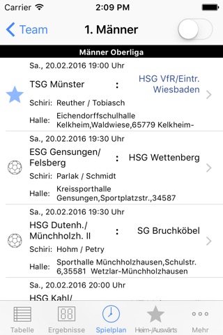 HSG VfR/Eintracht Wiesbaden screenshot 2