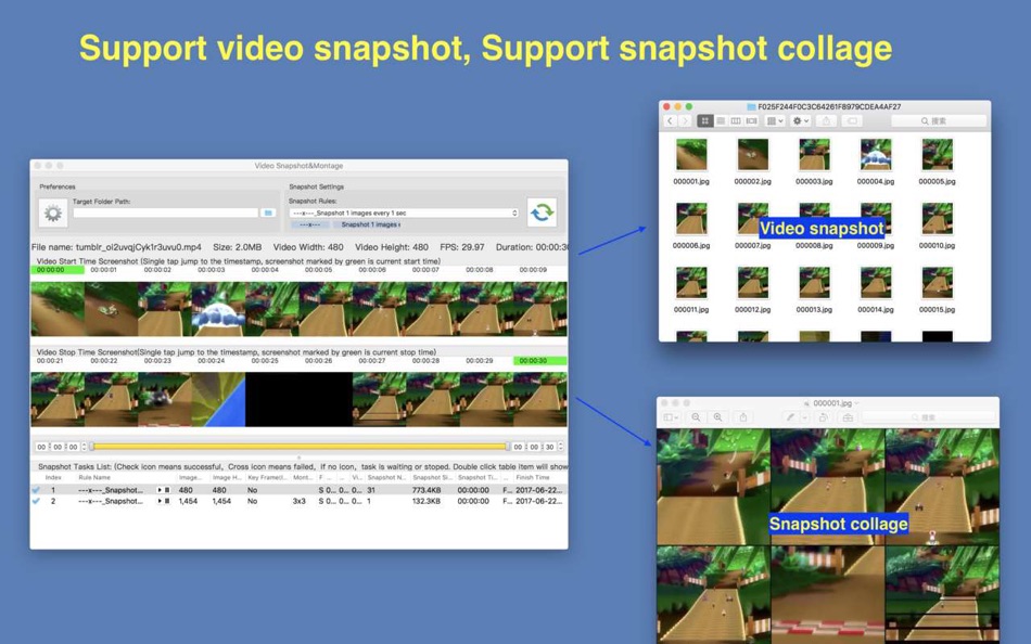 #1. Video Snapshot&Collage (macOS) 由: 刚刚 孔