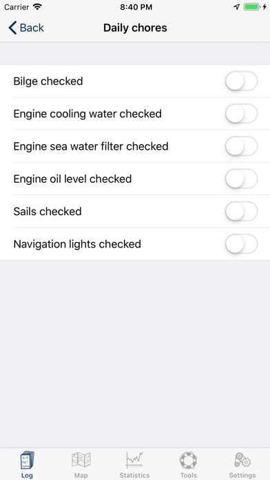 Ship's Log Book for Sailors - A nautical Logbook for Sail Boats and Motor Boats' captain Screenshot 9