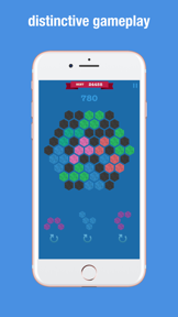Hexagon Match Geometry Puzzle screenshot