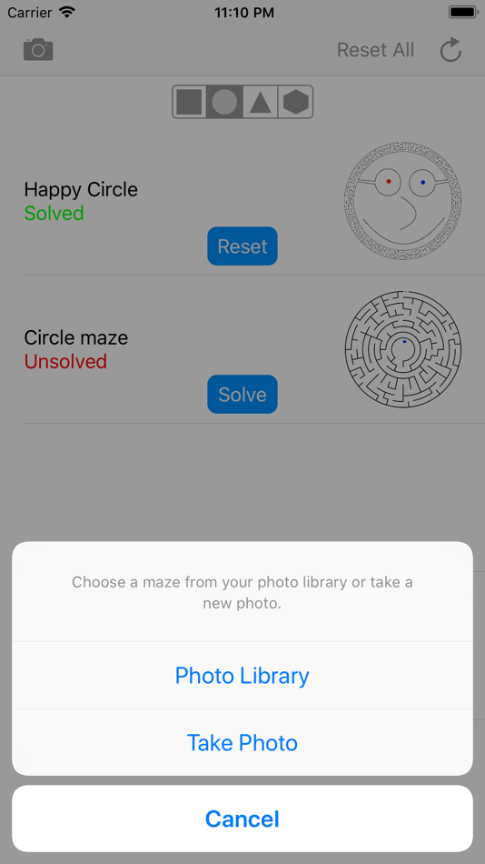 #1. Maze Solver (Open Source) (iOS) 由: Chester Hawkins