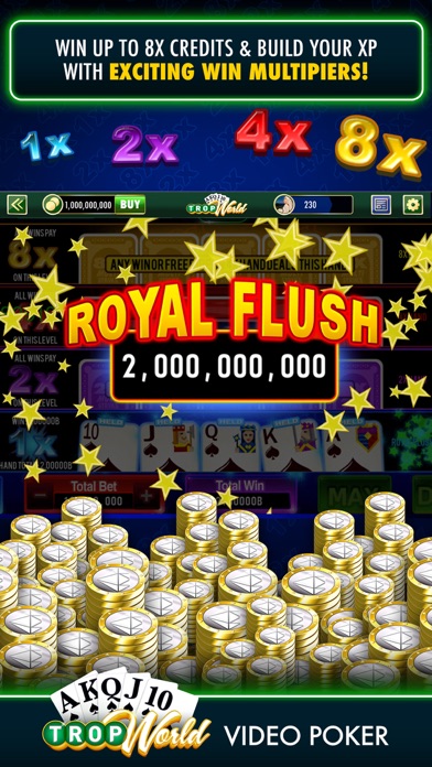 TropWorld Video Poker screenshot 4