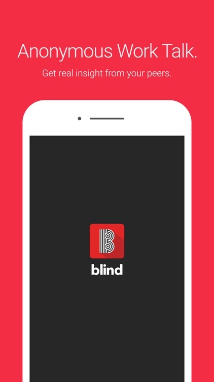 Blind - Anonymous Work Talk