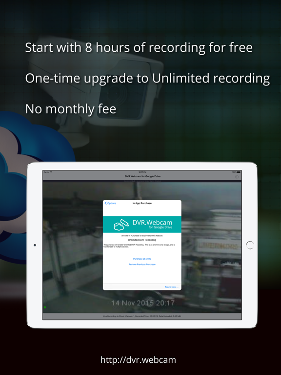 Screenshot #5 for DVR.Webcam for Google Drive
