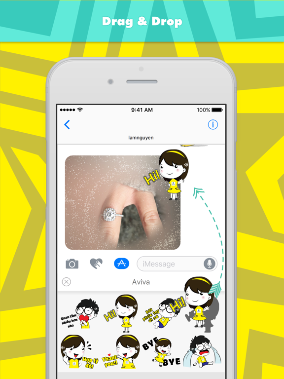 Screenshot #4 pour Aviva stickers by lamnguyen