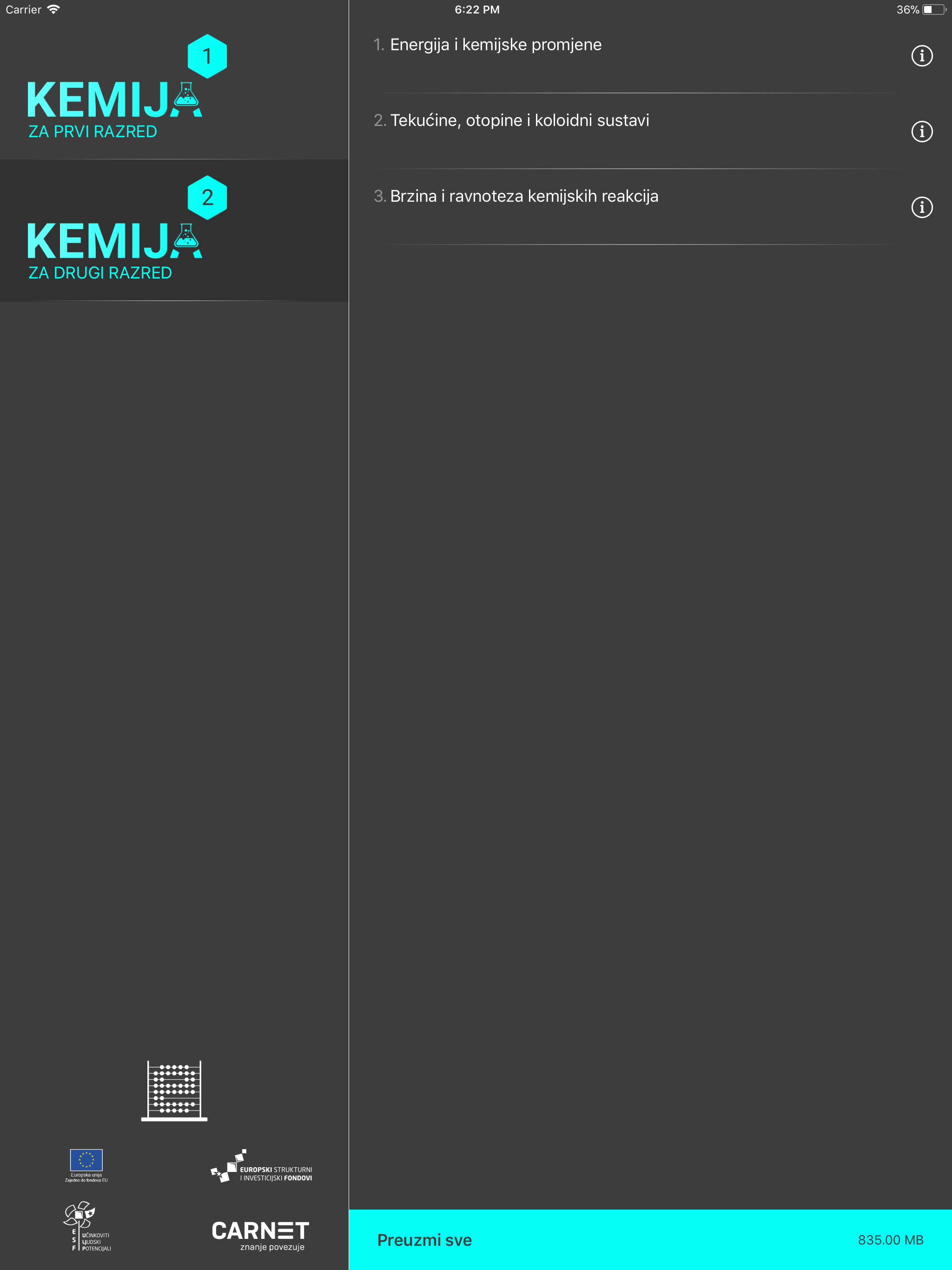 e-Škole Kemija 1 & 2