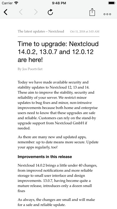 CloudNews - Feed Reader screenshot1
