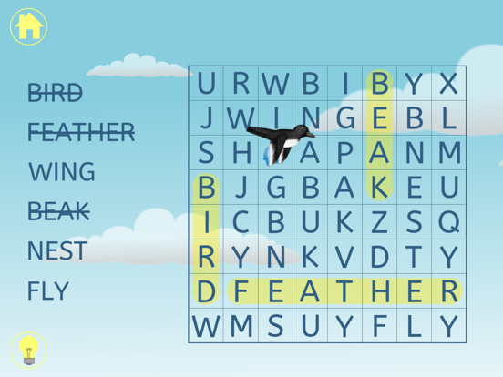 Screenshot #4 pour Kids Word Search Lite