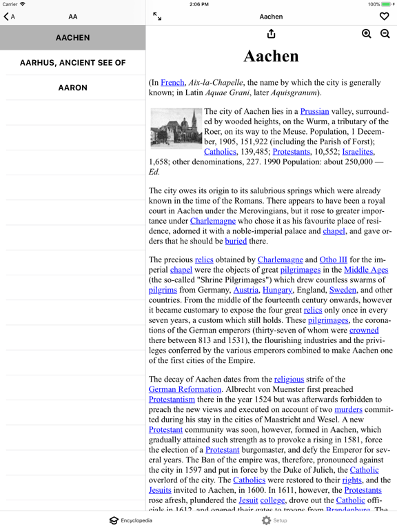 Screenshot #5 pour Catholic Encyclopedia Offline