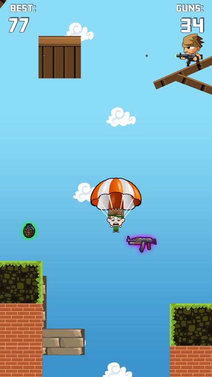 Battle Royale Parachute Drop