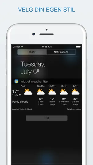 Widget Weather Lite iPhone-skjermbilde 4
