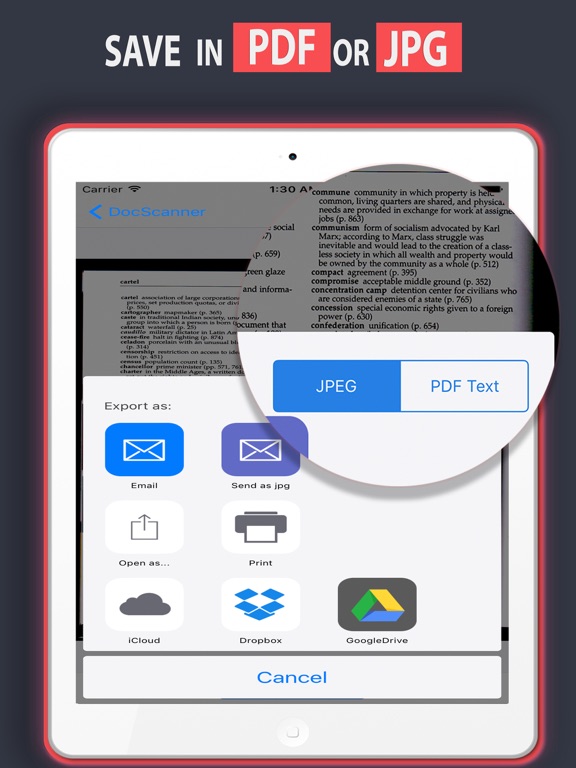 Screenshot #6 pour Doc Scanner+OCR - Save in Pdf