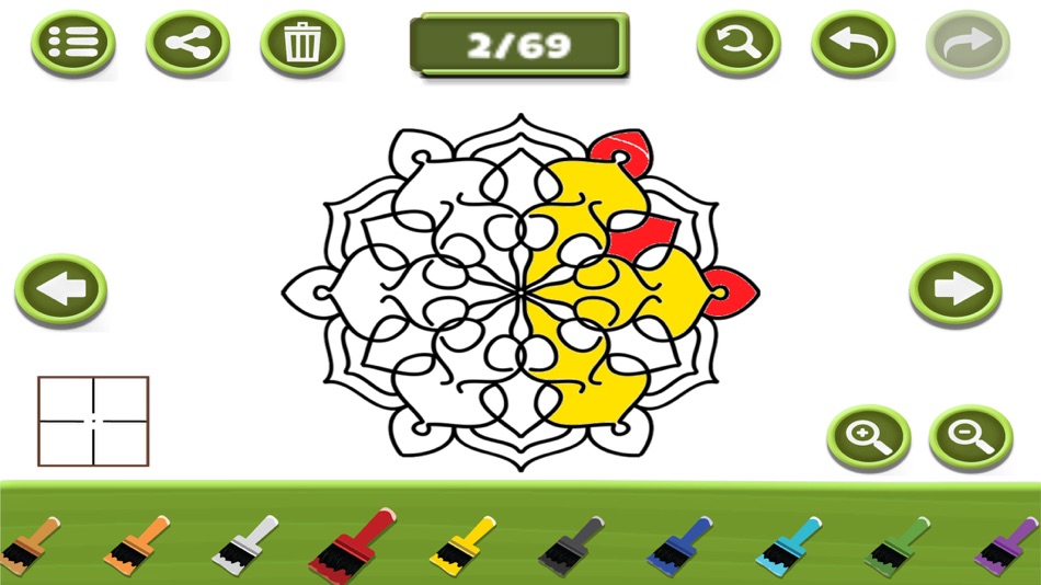 #1. Mandala Maker Color (iOS) 由: Amornrat Tangjitsirirat