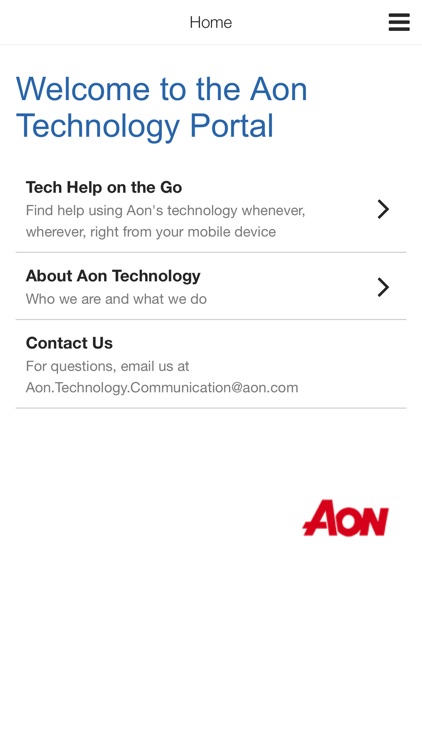 Aon Technology Portal