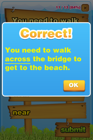 Prepositions Grammar Quiz K-5 - náhled