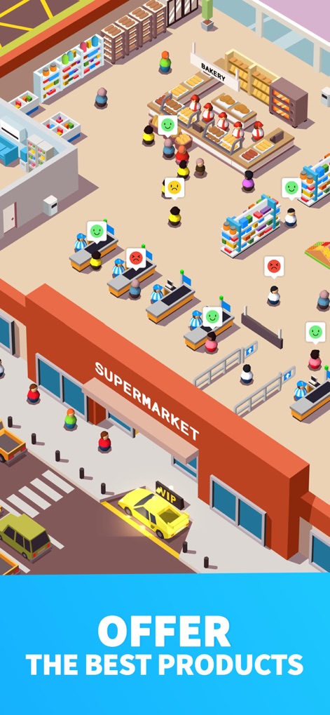 Idle Supermarket Tycoon - Shop - Customer Satisfaction