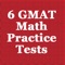 This application provides 6 GMAT practice tests