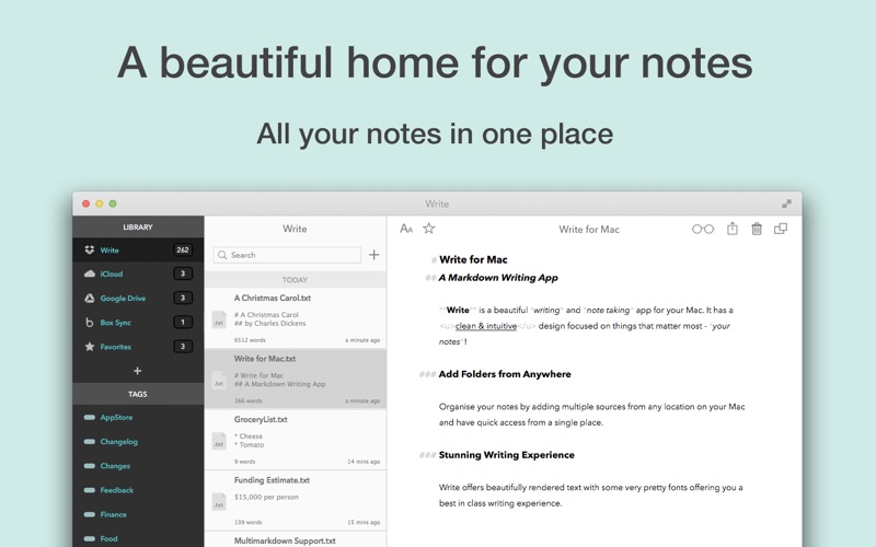 Screenshot #1 pour Write - Best Note Taking App