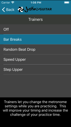 Time Trainer Metronome screenshot 2