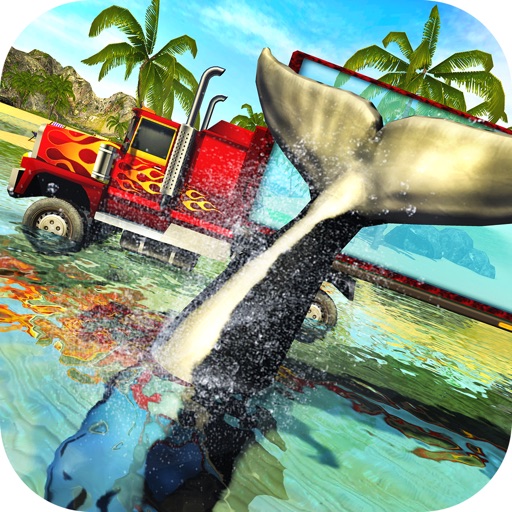 Whale Transport Truck Driving icon