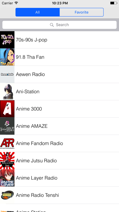 Screenshot #1 pour Anime Radio