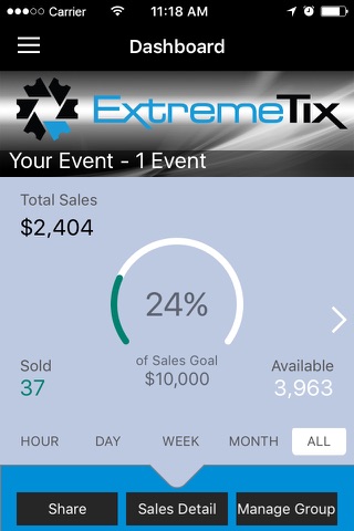 ExtremeTix Edge screenshot 2