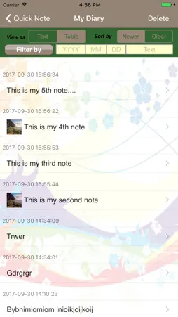 Quick Diary screenshot 3