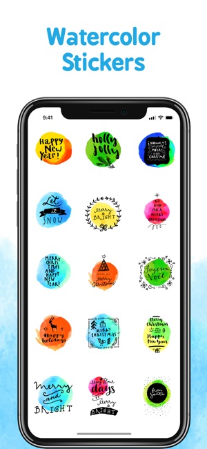 Paint Watercolor Stickers Pack(圖3)-速報App