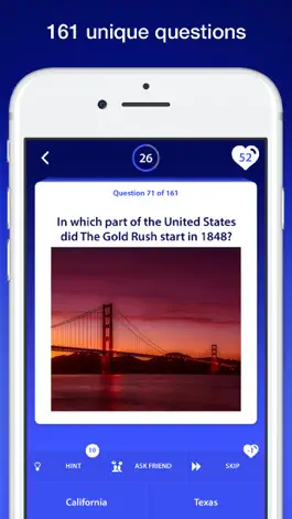 Game screenshot History Quiz USA apk